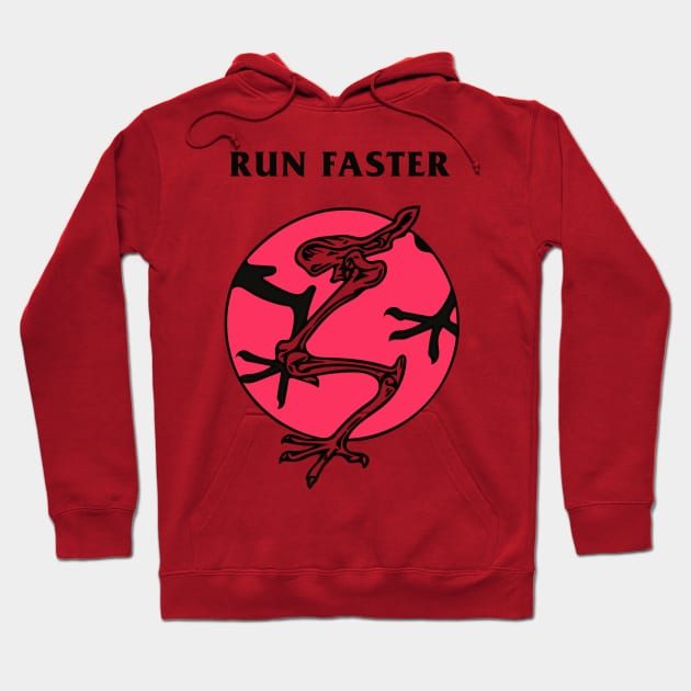 Run Faster Hoodie by Scottconnick